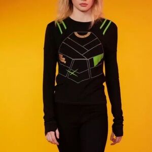 Her Universe Marvel Loki Sylvie Costume Long-Sleeve Top Hot Topic Cosplay